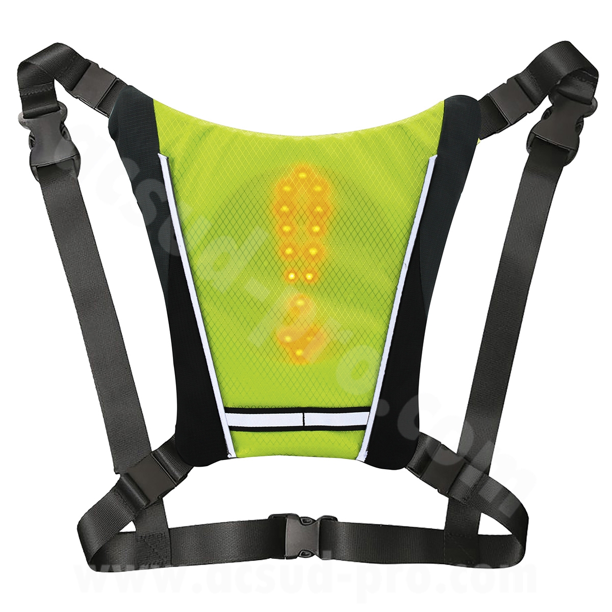 Gilet réfléchissant avec LED directionnel - vue 4