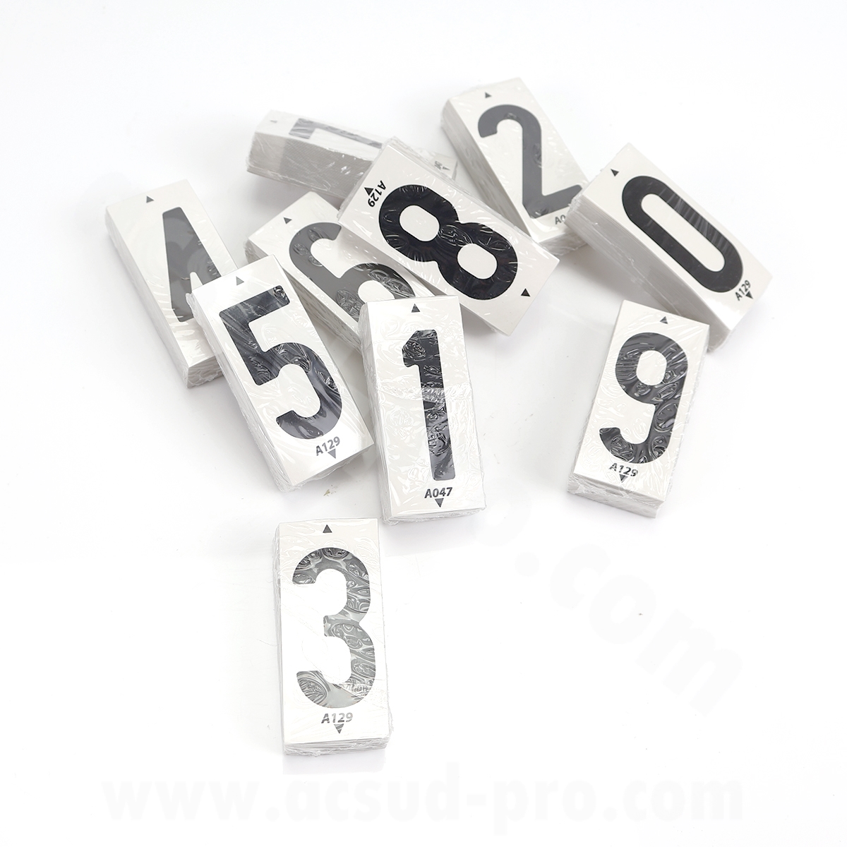 Lot de 10 chiffres pour kit malette faab (par paquet de 50)