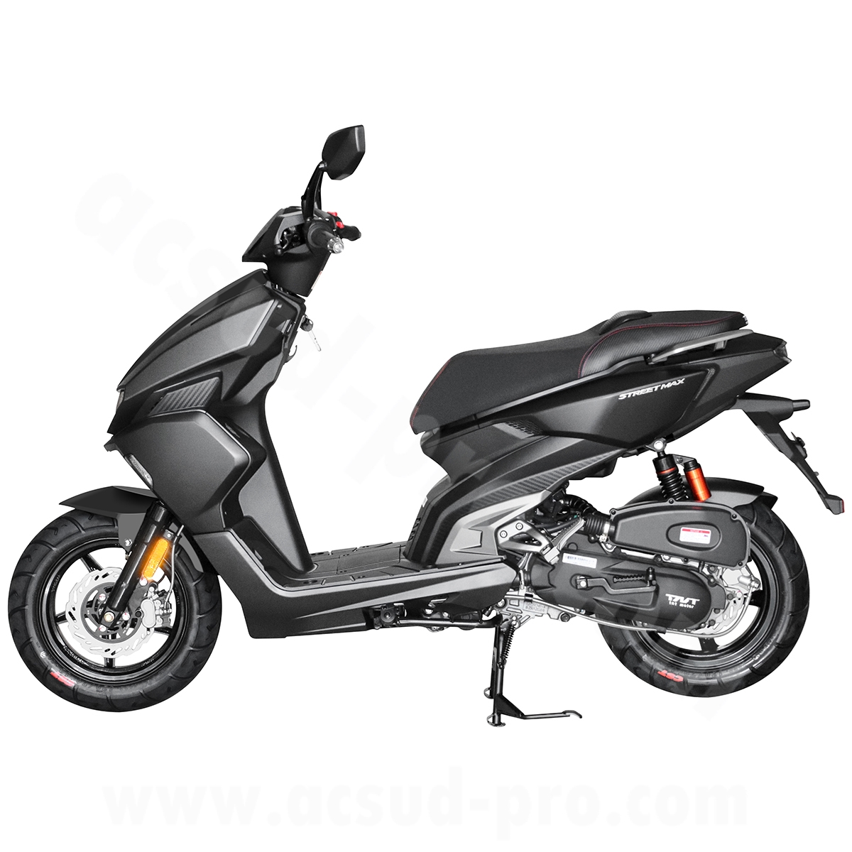 Scooter TNT motor streetmax 50 cc noir mat / noir brillant 12" E5+ (EFI) - vue 3