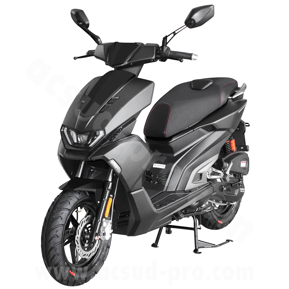Scooter TNT motor streetmax 50 cc noir mat / noir brillant 12" E5+ (EFI) - vue 6