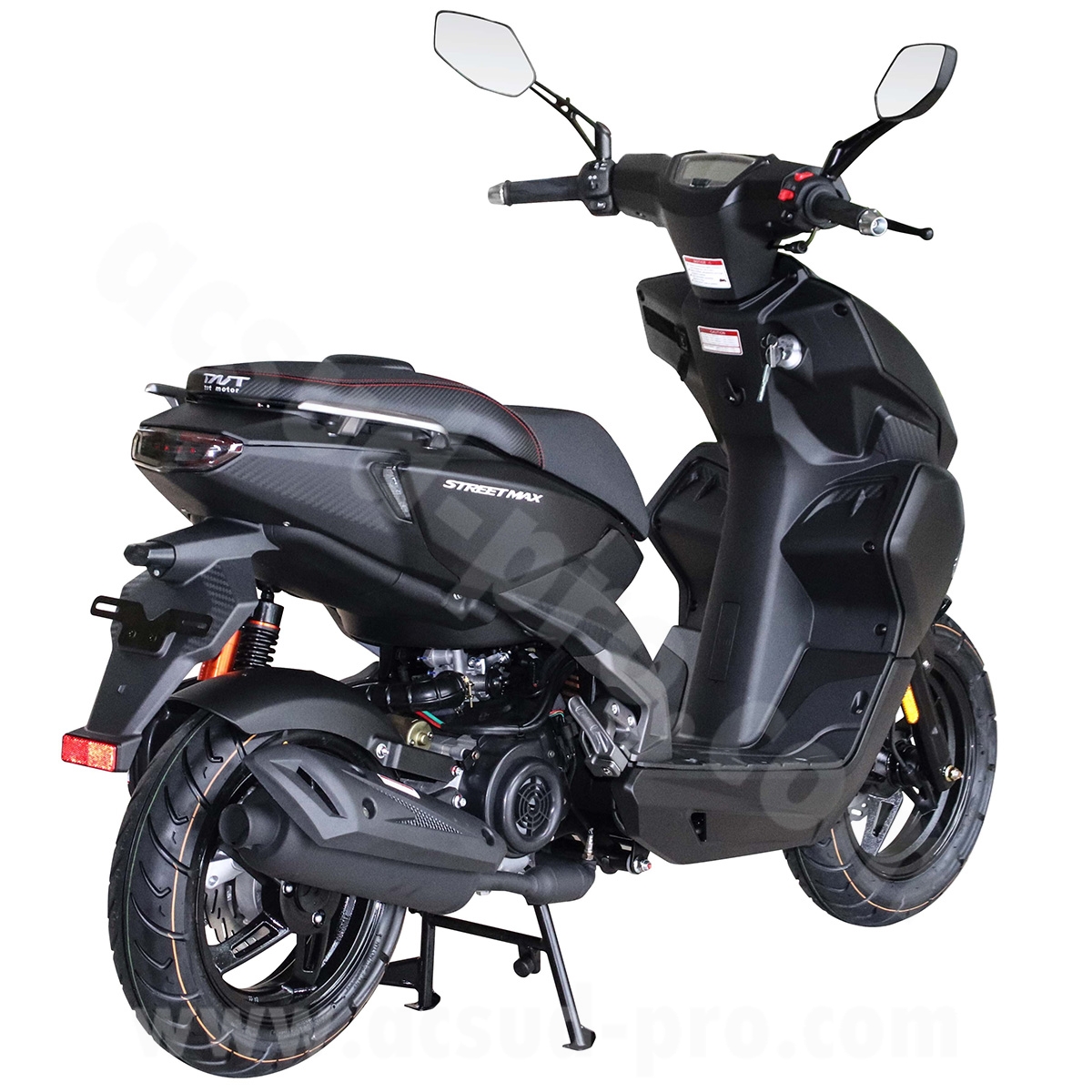 Scooter TNT motor streetmax 50 cc noir mat / noir brillant 12" E5+ (EFI) - vue 7