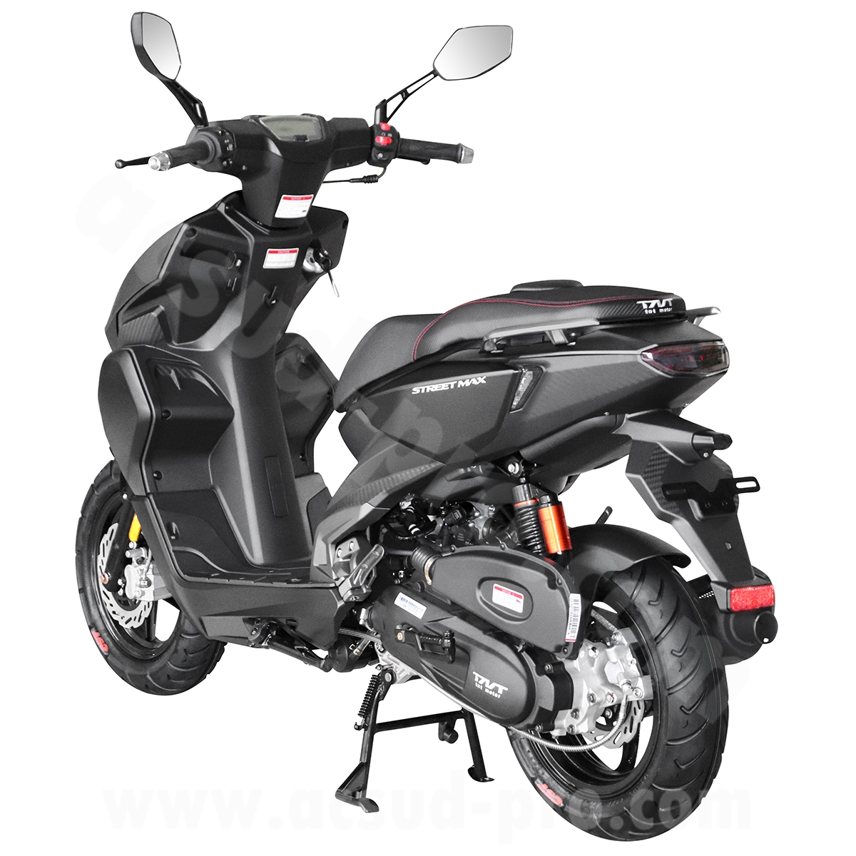 Scooter TNT motor streetmax 50 cc noir mat / noir brillant 12" E5+ (EFI) - vue 8