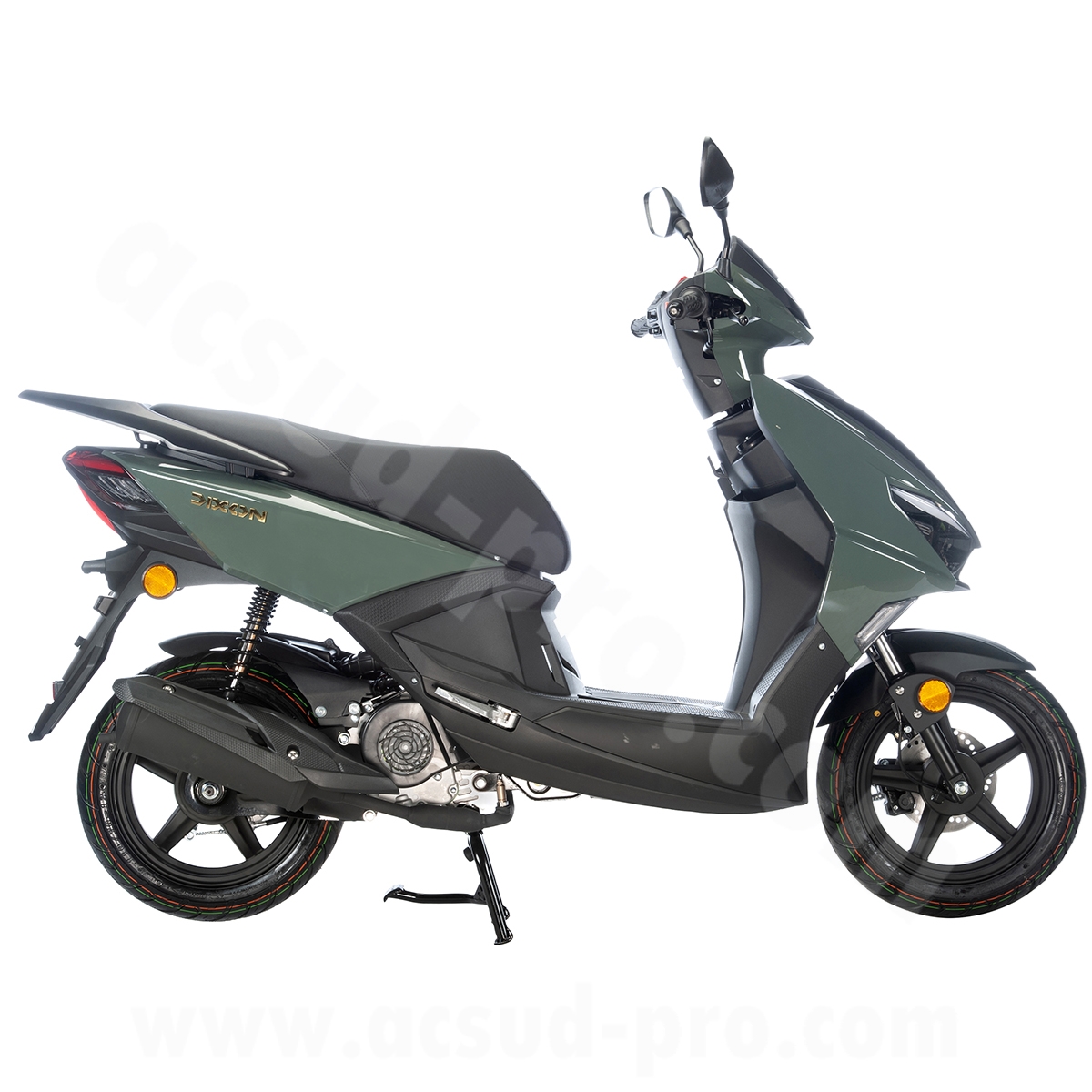 Scooter TNT motor dixon kaki 12" 4 temps 50 cc injection euro 5/+ V2 (25KM/H - belgique allemagne) - vue 2