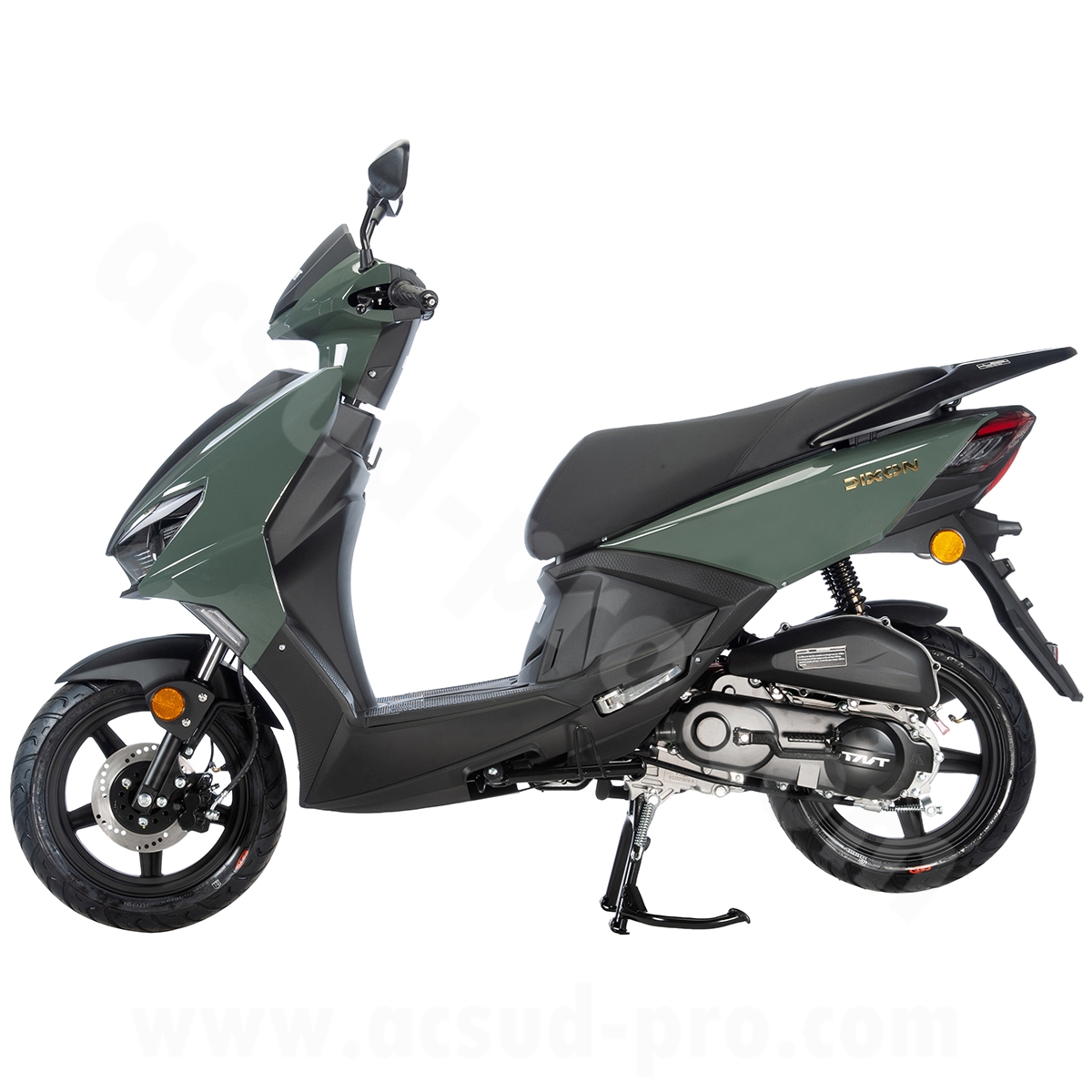 Scooter TNT motor dixon kaki 12" 4 temps 50 cc injection euro 5/+ V2 (25KM/H - belgique allemagne) - vue 5