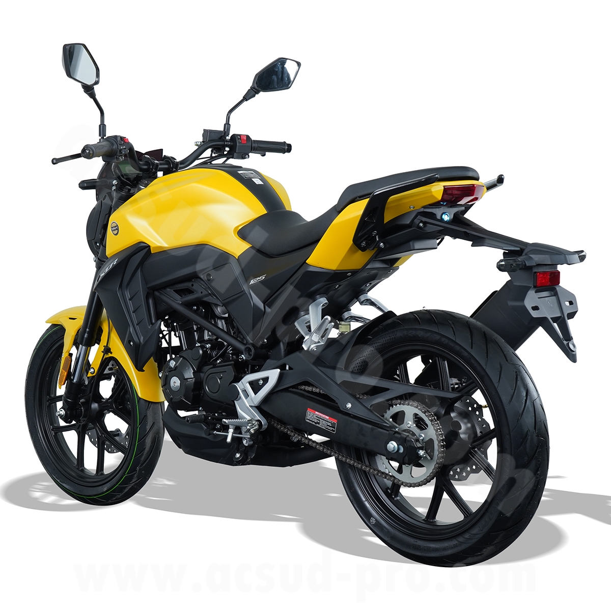 Moteur TNT Motor XCR 125 cc E5 jaune - vue 2