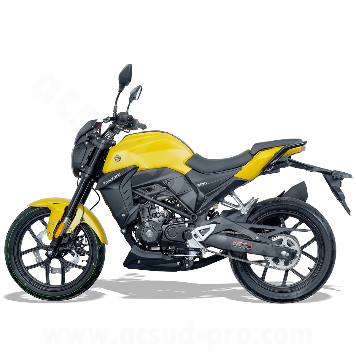 Moteur TNT Motor XCR 125 cc E5 jaune - vue 3