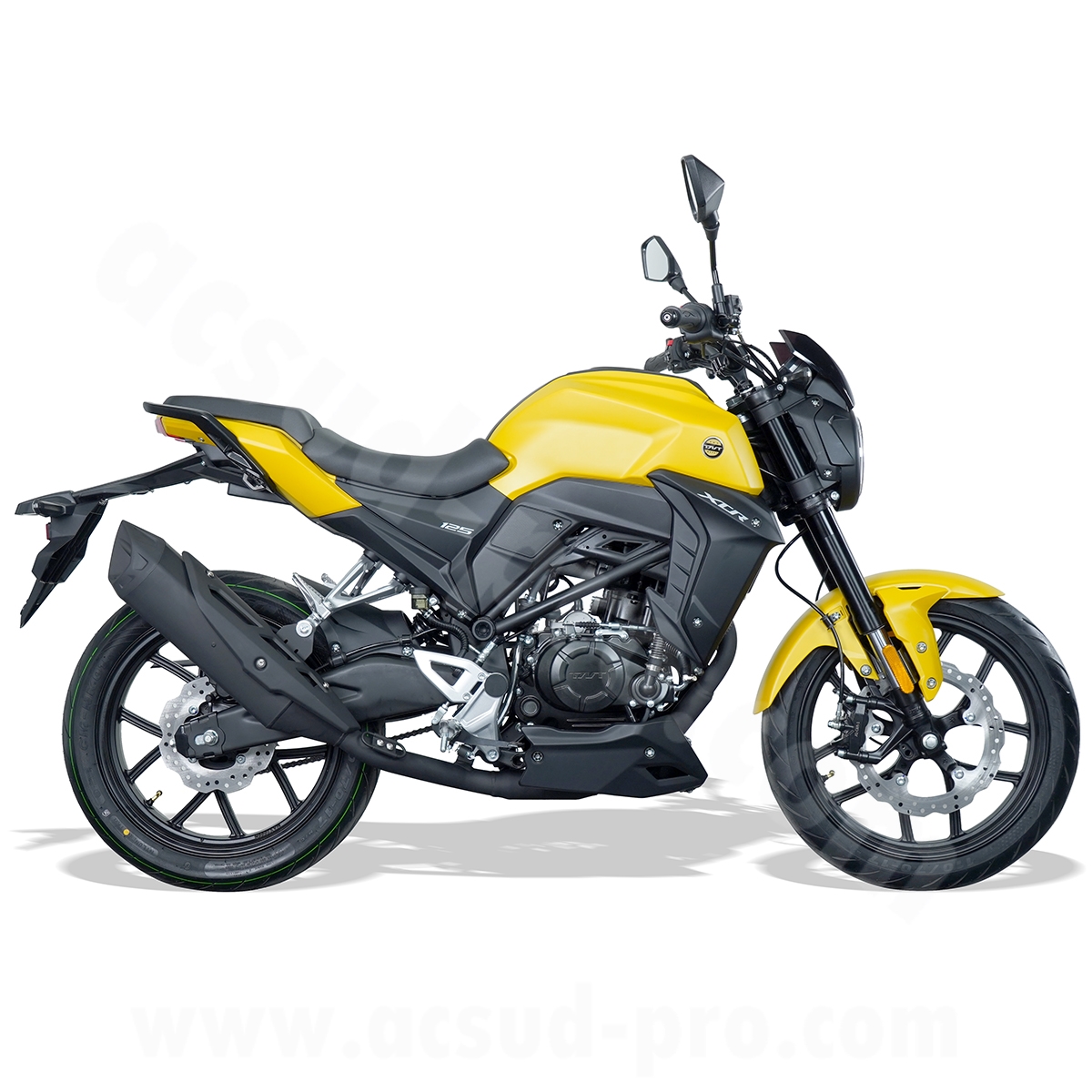 Moteur TNT Motor XCR 125 cc E5 jaune - vue 4