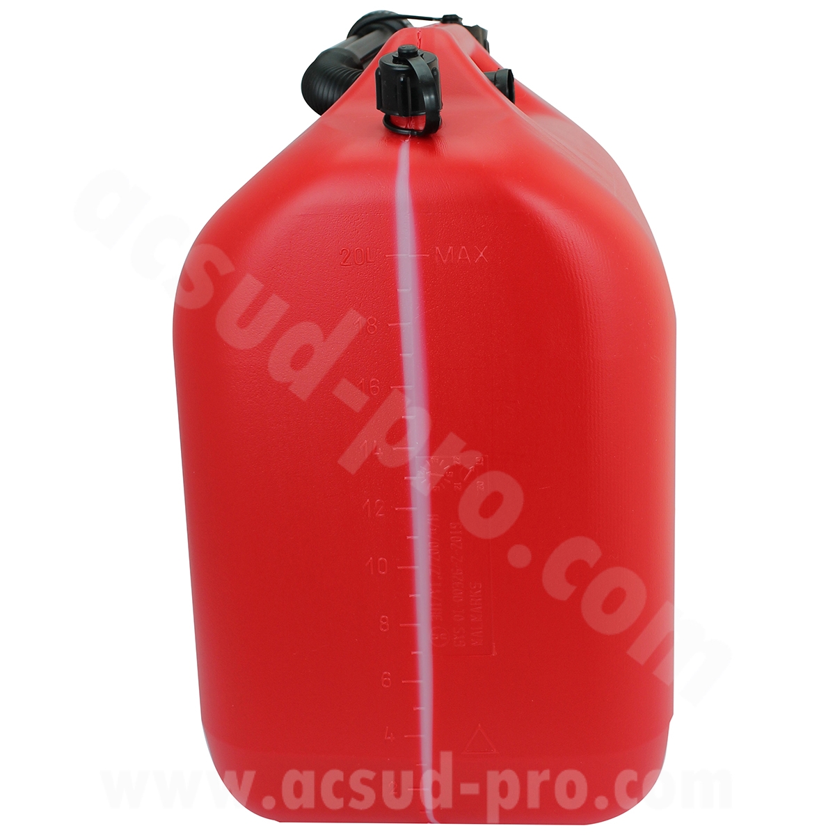 Bidon jerrycan plastique homologué 20 litres - vue 3