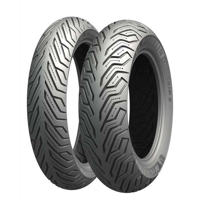 Pneu arrière scooter 14" 100/90-14 Michelin City Grip 2 renforcé 57S TL - vue 2
