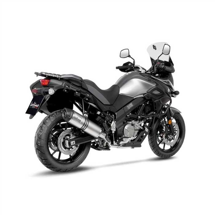 Leovince SBK LV One Evo Suzuki V-Strom 650/XT inox - vue 2