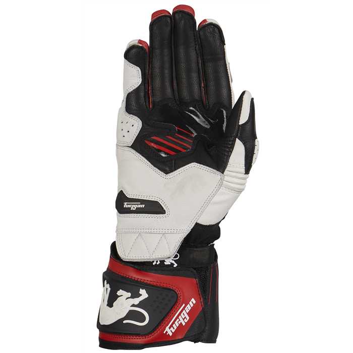 Gants Furygan Shifter Evo Rouge-Noir-Blanc - vue 2