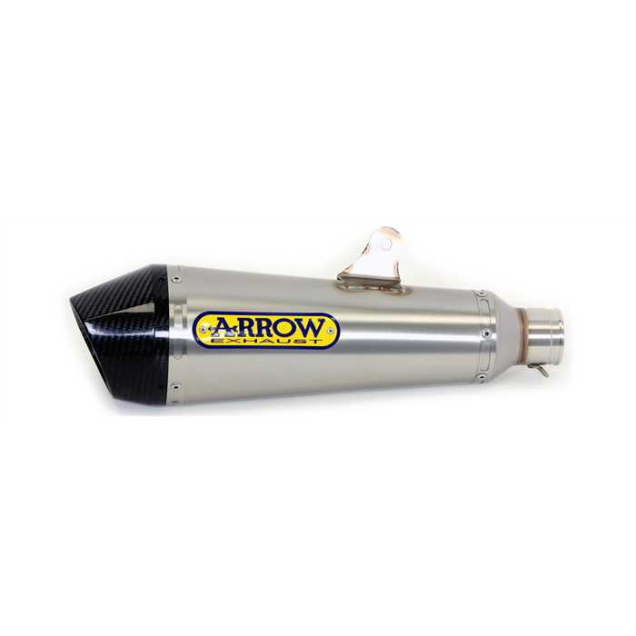 Silencieux Arrow Honda CB 125R homologué chromé noir - vue 2