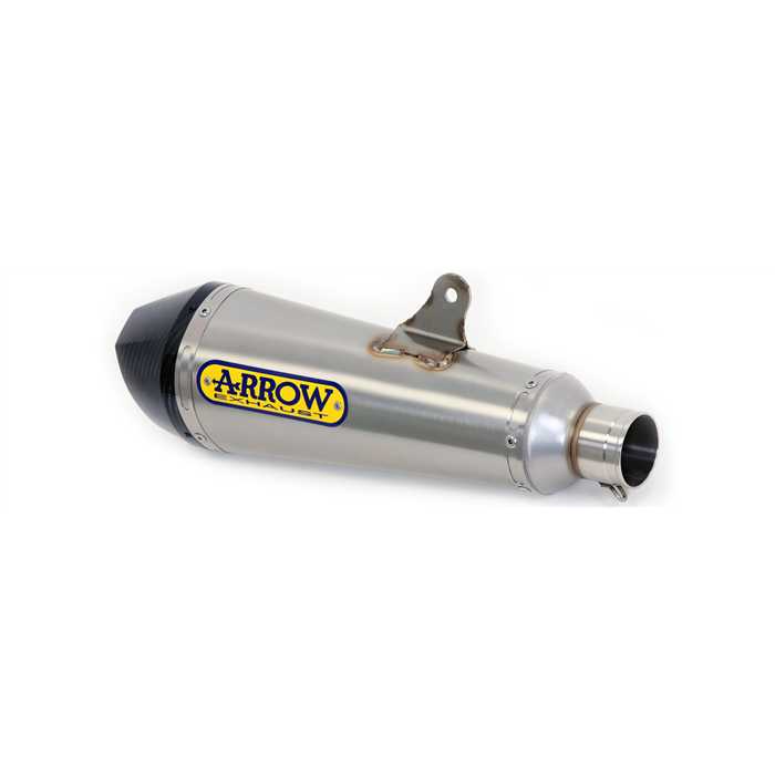 Silencieux Arrow Honda CB 125R homologué chromé noir - vue 3
