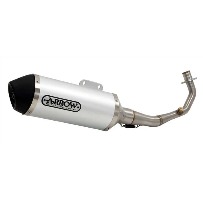 Silencieux Arrow Vespa Primavera i-GET 125 2017 homologué aluminium Dark Urba - vue 2