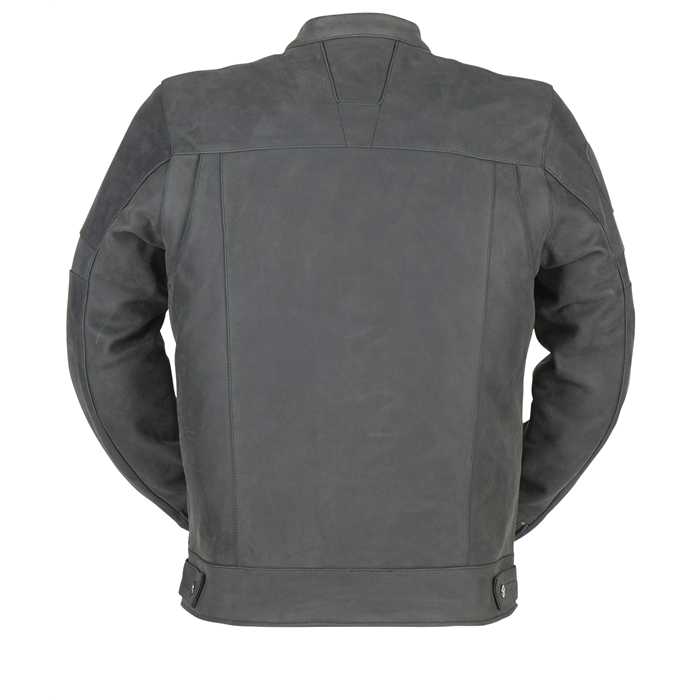 Blouson cuir Glenn gris gun Furygan - vue 3