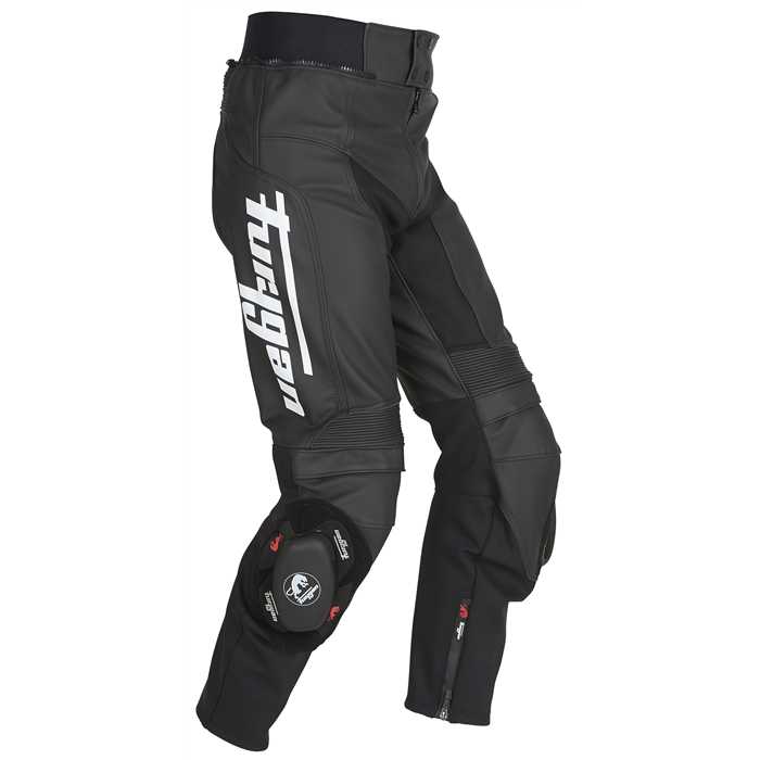 Pantalon cuir FURYGAN Bud Evo 3 noir-blanc - vue 2