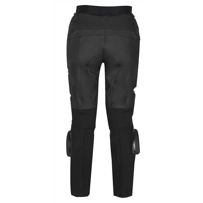 Pantalon cuir Furygan Bud Lady noir blanc - vue 2