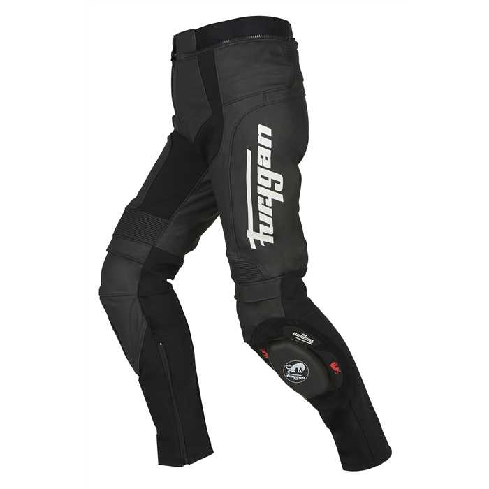 Pantalon cuir Furygan Bud Lady noir blanc - vue 3