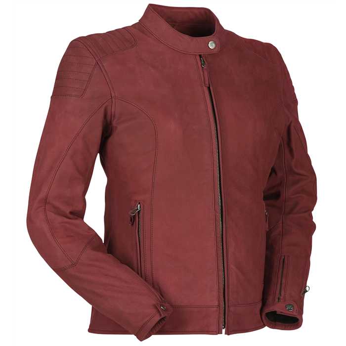 Blouson cuir Furygan Debbie bordeaux - vue 2