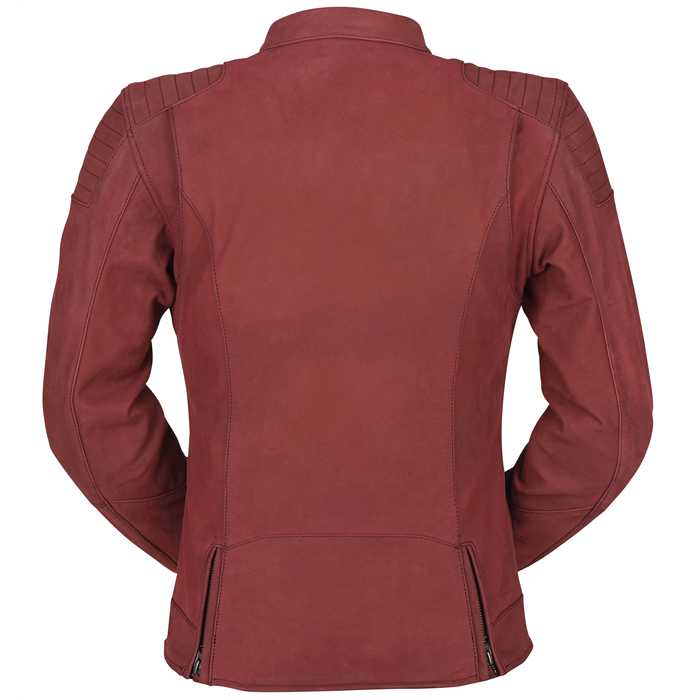 Blouson cuir Furygan Debbie bordeaux - vue 3