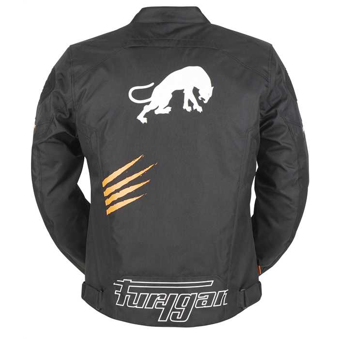 Blouson textile FURYGAN ROCK noir-orange - vue 3
