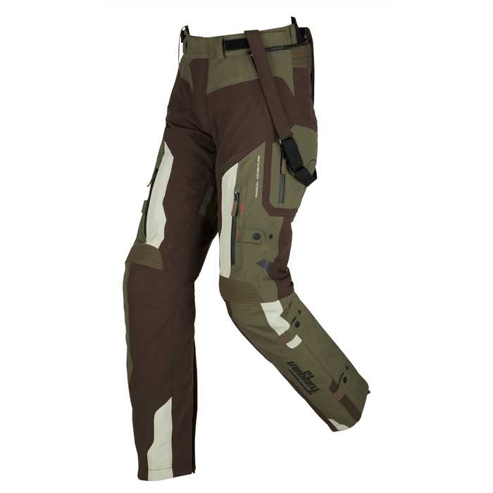Pantalon textile Furygan Discovery Café-Pearl-Kaki - vue 2