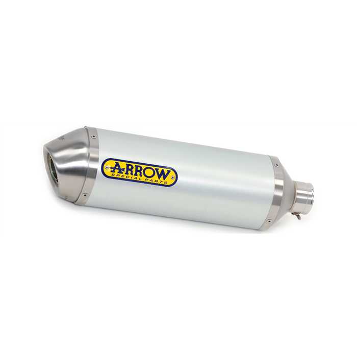 Échappement Arrow Honda SW-T 600 '12/16 homologué aluminium race-tech - vue 3