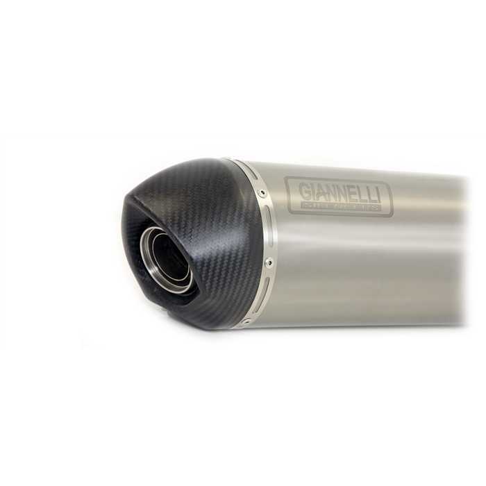Silencieux oval aluminium homologué Giannelli pour Yamaha X-Max 400 '13 - vue 2
