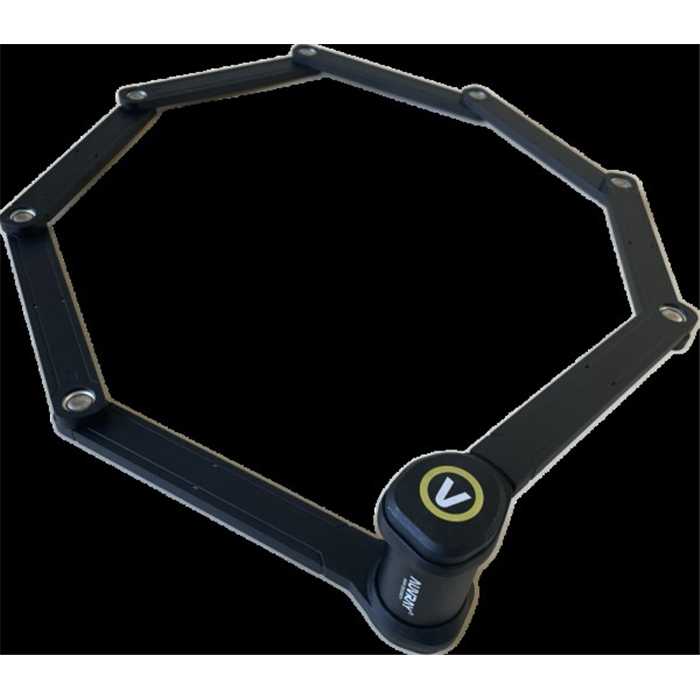 Antivol vélo pliable Auvray City Lock 360 Pro L 120 cm noir + support - vue 3
