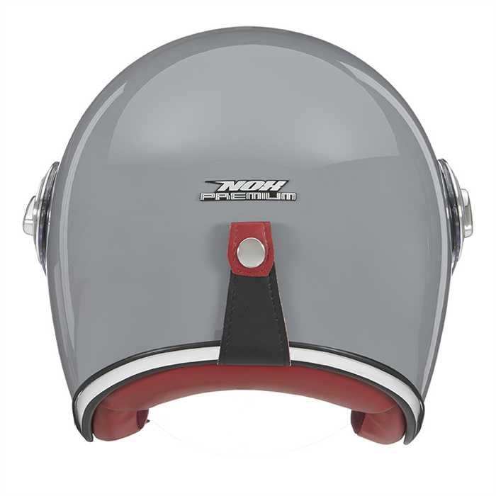 Casque Nox Jet Heritage gris Nardo - vue 3