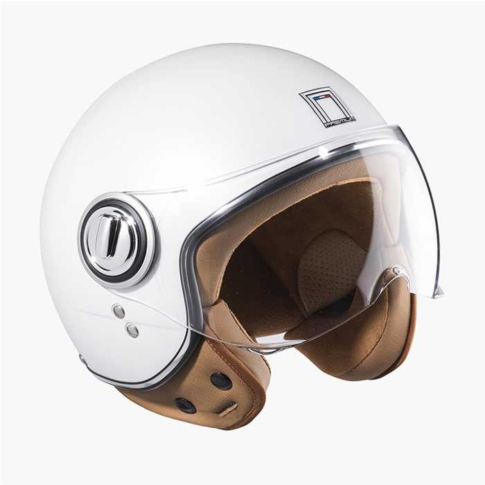 Casque Jet Idol blanc perle Nox