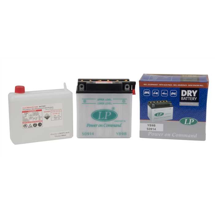 Batterie Landport LB9B 12V 9Ah avec pack acide - vue 2