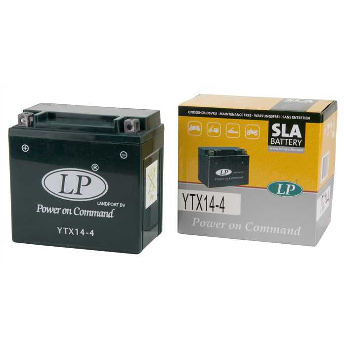 Batterie Landport LTX14-4 12V 12A sans entretien sla/technologie agm ( YTX14-BS) - vue 2