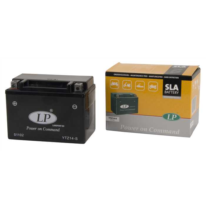 Batterie Landport LTZ14-S 12V sans entretien sla/technologie agm ( YTZ14-S) - vue 2