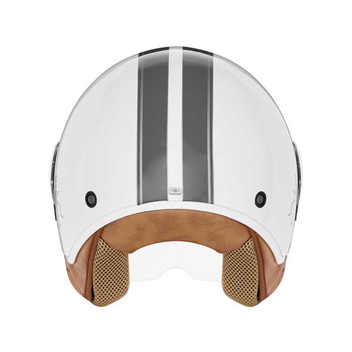 Casque Nox Jet N210 Evo blanc gris - vue 3