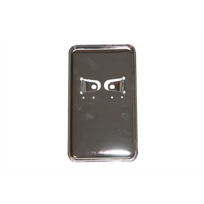 Support de plaque d'immatriculation métal chrome
