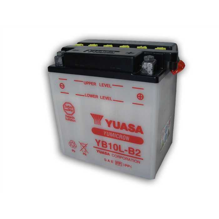 Batterie Yuasa YB10L-B2 12V 11.6Ah - vue 2