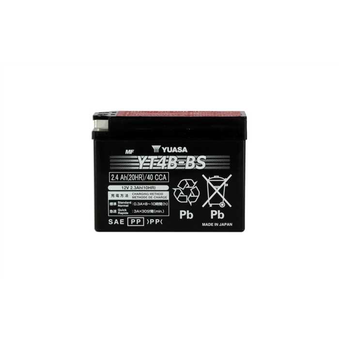 Batterie moto YT4B-BS sec Yuasa