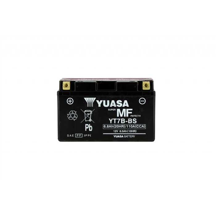 Batterie YUASA YT7B-BS 12V 6.8A sans entretien - vue 2