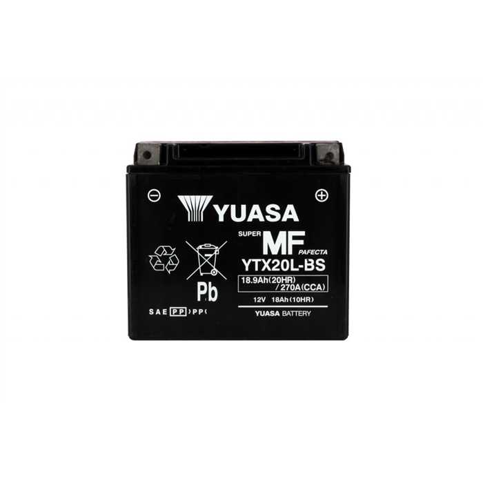 Batterie Yuasa YTX20L-BS AGM sans entretien - vue 2