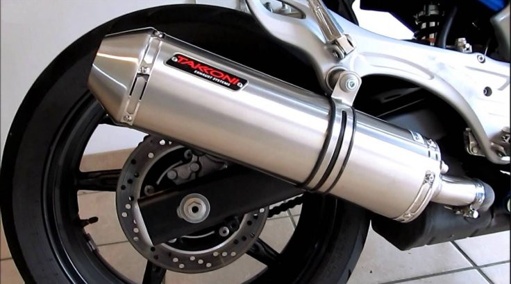 TAKKONI Inox brossé GSX-S 750 16- / GSR 750 11- Euro 3 et 4 - vue 2