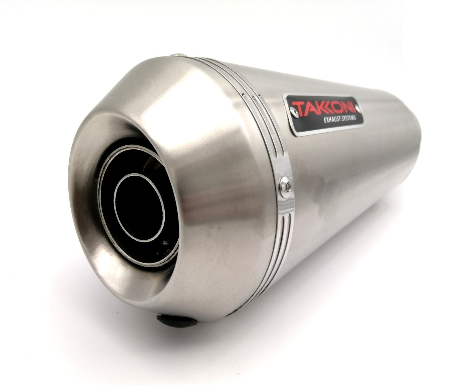 Silencieux TAKKONI ligne échappement inox Yamaha MT 07 14- avec catalyseur - vue 3