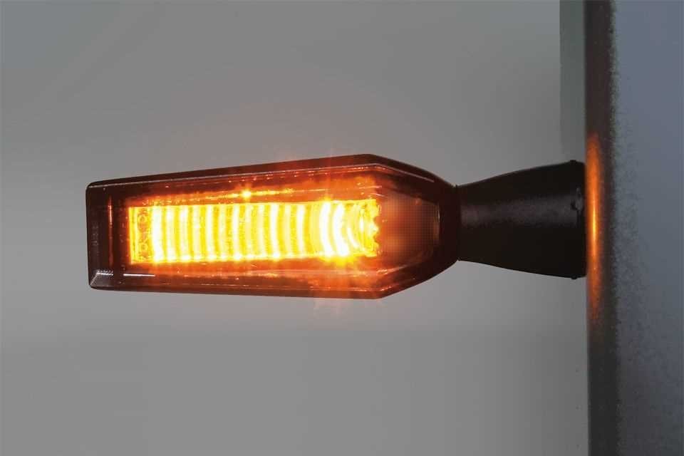 Paire de clignotants à LEDs Falcon BRAZOLINE (réf Highsider 204-024) - vue 2