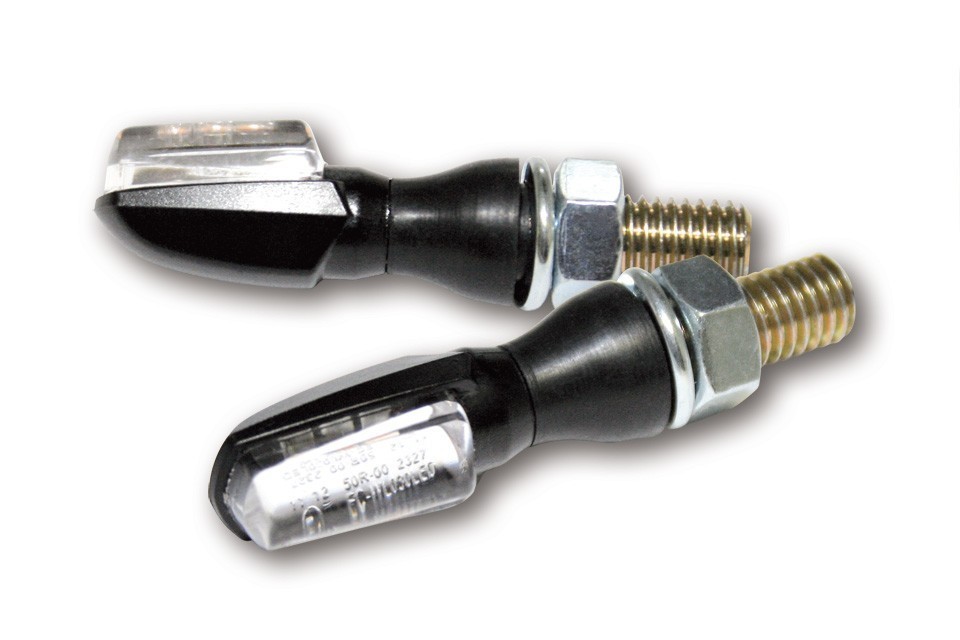 Paire de clignotants à LEDs Spark noir Brazoline