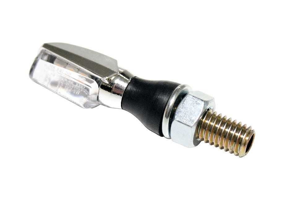 Paire de clignotants à LEDs Spark - Chrome BRAZOLINE