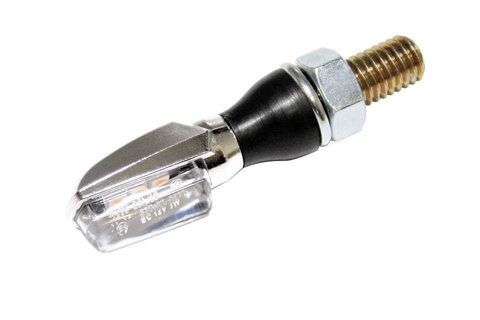 Paire de clignotants à LEDs Spark - Chrome BRAZOLINE - vue 3