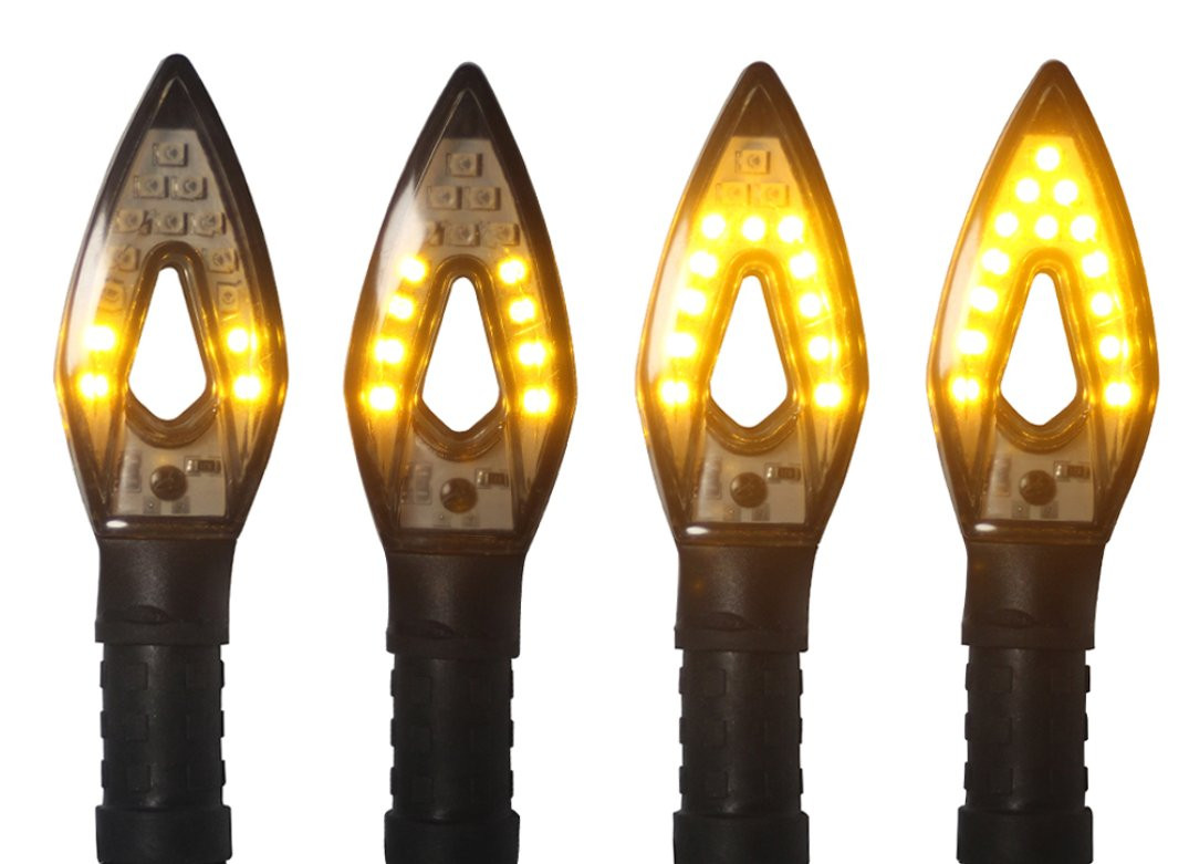 Paire de clignotants à LED BRAZOLINE ALIEN Séquentiel - vue 2