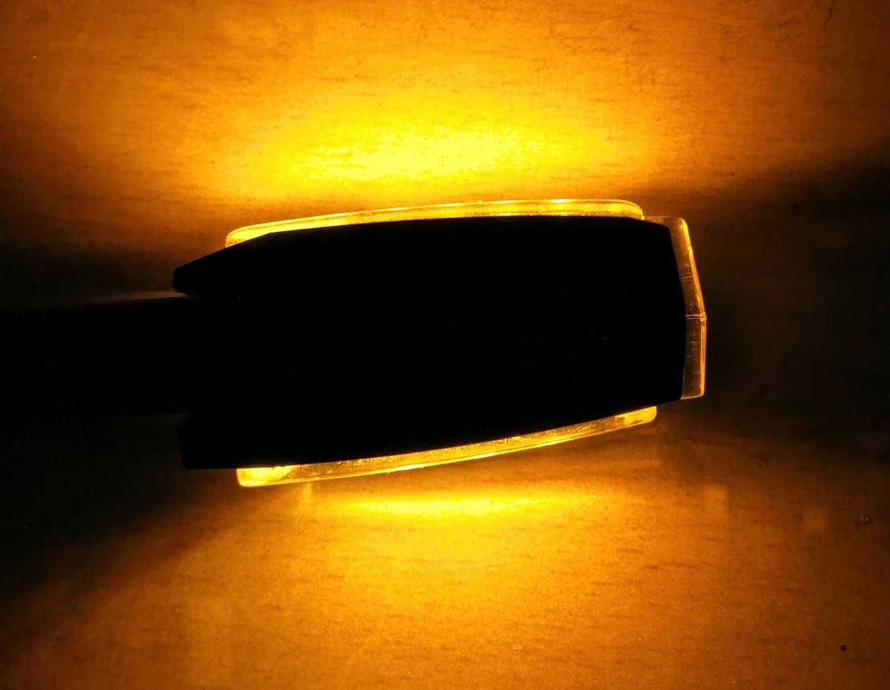 Paire de clignotants noirs à LEDs Jaguar Eco Brazoline - vue 4