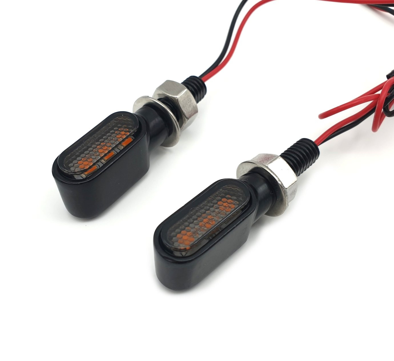 Paire de clignotants BRAZOLINE PARK noirs LED - vue 2