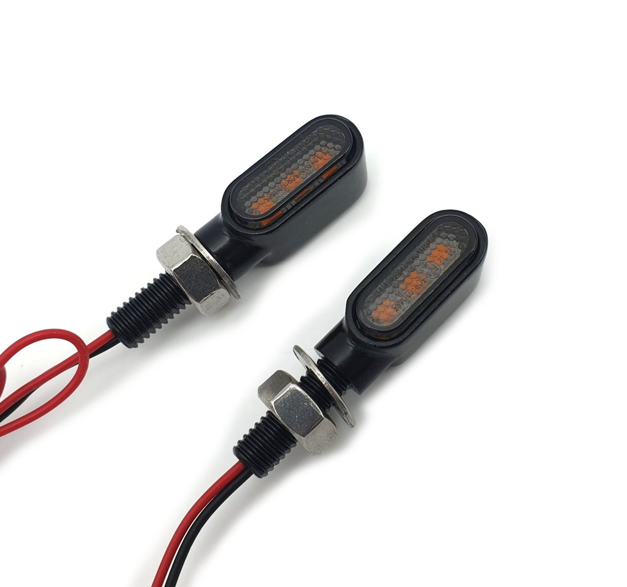 Paire de clignotants BRAZOLINE PARK noirs LED - vue 3